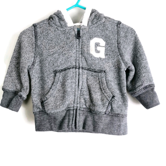 Baby Gap Zip Hoodie 3-6m
